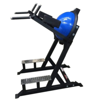 PowerBody #1215B Dip And Hip Flexor Combo With Half Stability Ball