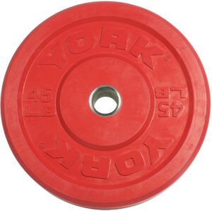 York Rubber Training Bumper Plate Coloured - LBS