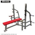 PowerBody #1009 Olympic Flat Bench Press With Safety Catch