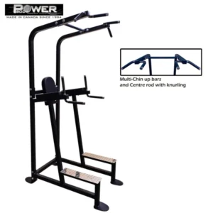 PowerBody #1209 Power Tower- Vertical Leg Raise Pull Up and Dip Combo