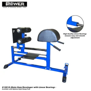 PowerBody #1281A Glute Ham with Linears Bearing Adjustable