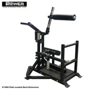 PowerBody #1388 Power Core Elite Plate Loaded Back Extension Machine