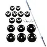 York Barbell #29084 York G-2 Rubber Olympic Set - 300lb