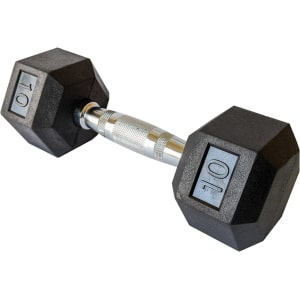 Unbranded Rubber Hex Dumbbell