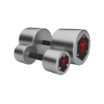205- 250 lbs Clear Cerakote Dumbbells - Customizable