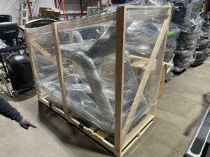 Precor Treadmill Packed on Pallet